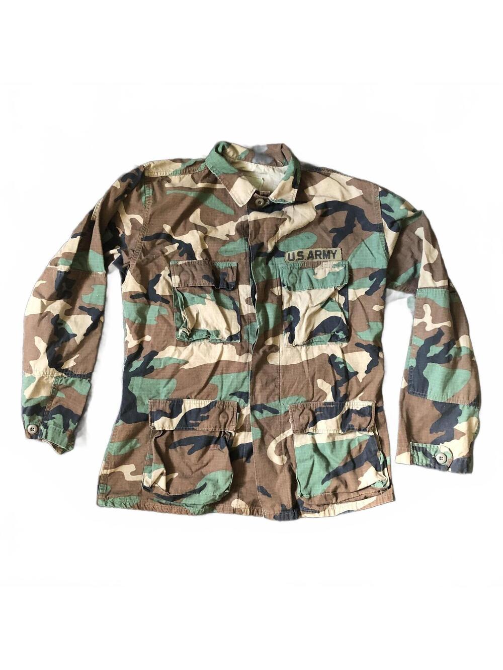 Vintage U.S. Army Camouflage Field Jacket Medium-Long